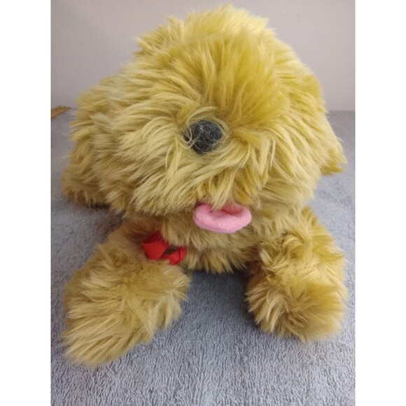 Eden Marc Brown Arthur Puppy Dog Plush Pal 12" Brown tan Red Collar 1996 Vintage - Picture 2 of 6